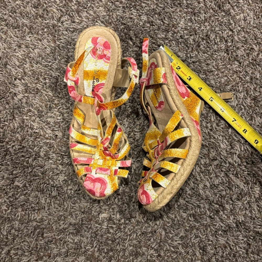 Diego di Lucca Vibrant Floral Sandals